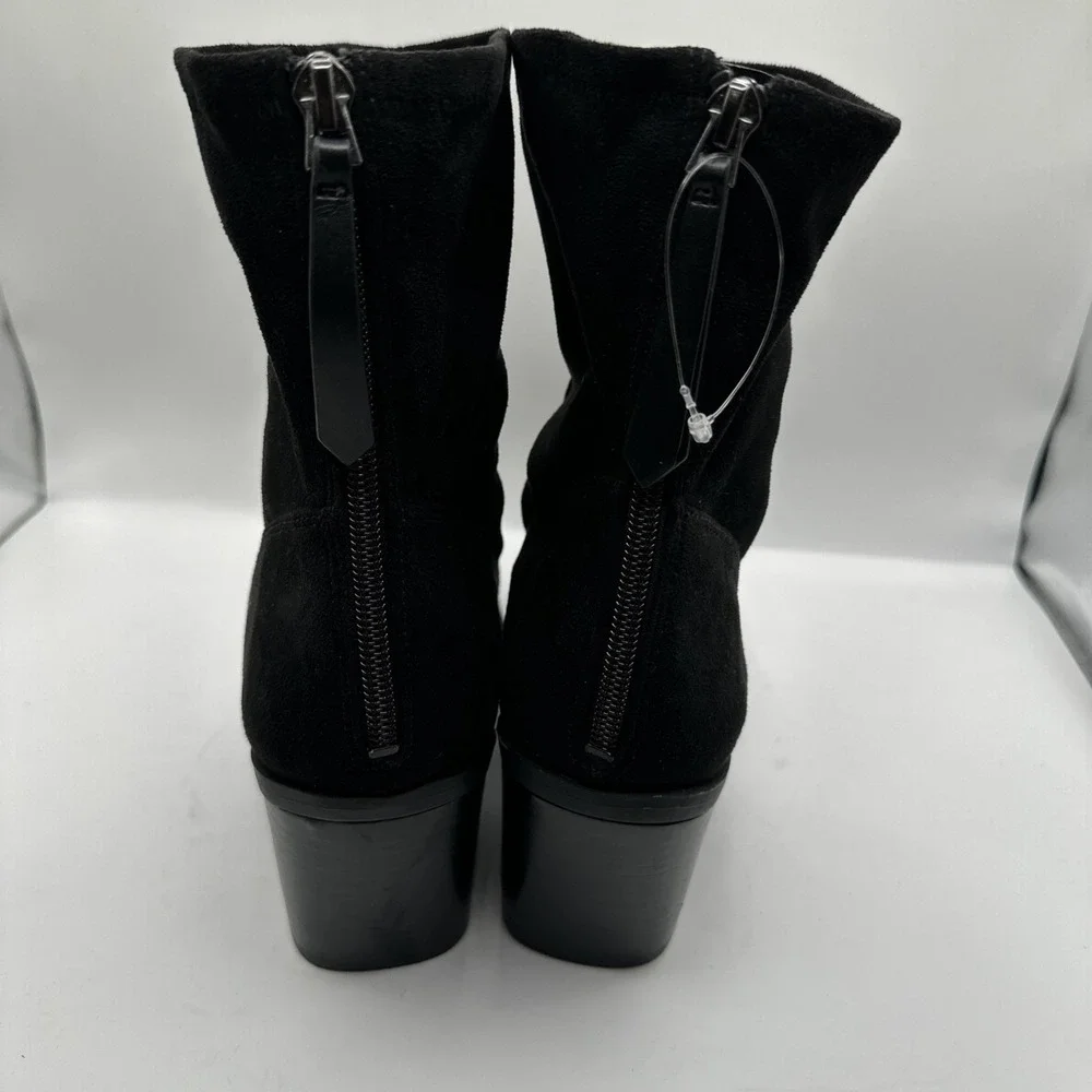 NEW Naturalizer Womens Ella Boot Black Suede 9 M